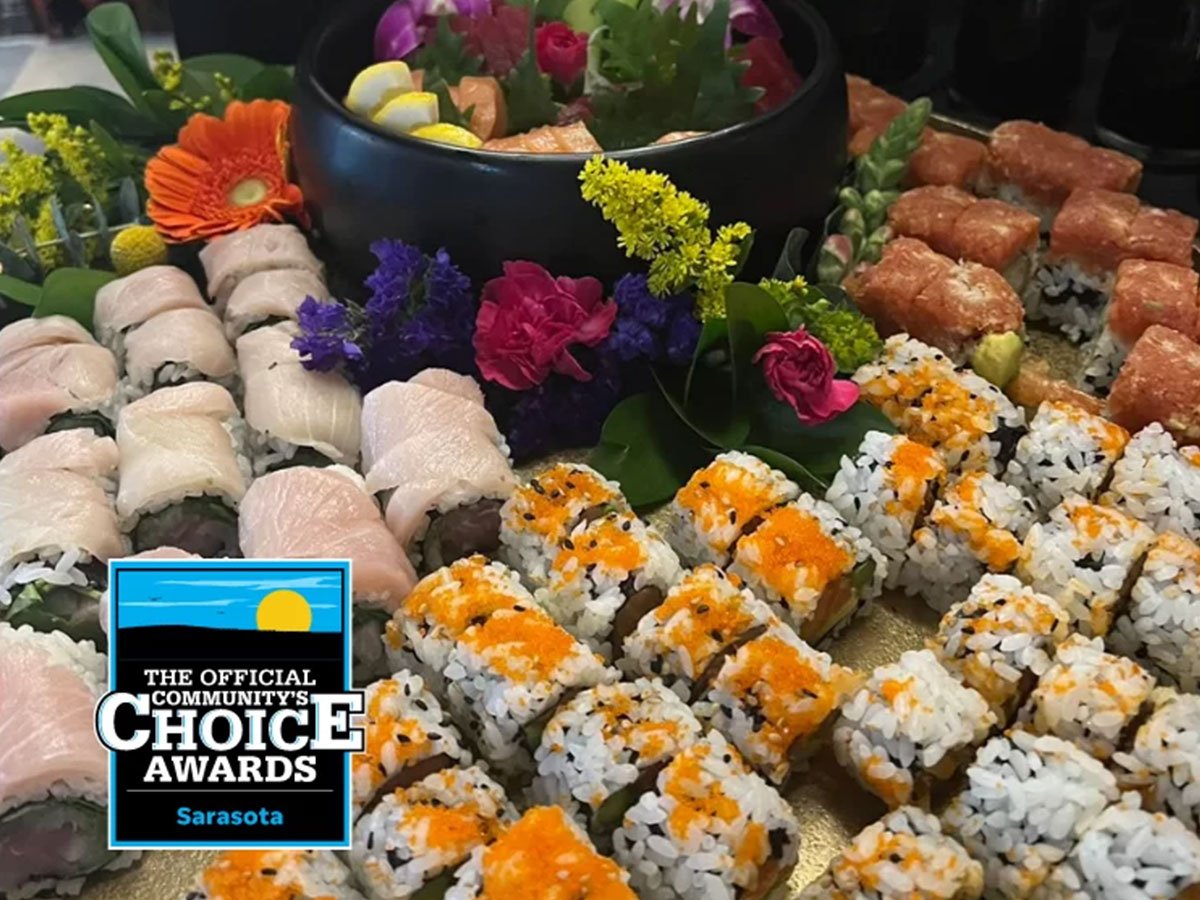 We Did It! Tsunami Wins Best Japanese Food in Sarasota’s Choice Awards!
